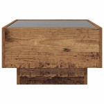 vidaXL Masă de cafea Lemn vechi 50 x 50 x 30 cm Lemn compozit vidaXL Masă de cafea Lemn vechi 50 x 50 x 30 cm Lemn compozit