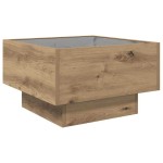 vidaXL Masă de cafea stejar artizanal 50 x 50 x 30 cm Lemn compozit vidaXL Masă de cafea stejar artizanal 50 x 50 x 30 cm Lemn compozit