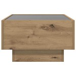 vidaXL Masă de cafea stejar artizanal 50 x 50 x 30 cm Lemn compozit vidaXL Masă de cafea stejar artizanal 50 x 50 x 30 cm Lemn compozit