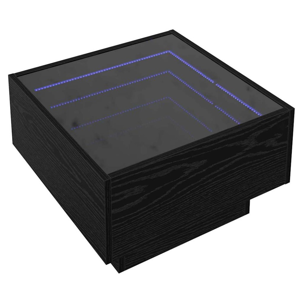 vidaXL Masă de cafea Stejar negru 50 x 50 x 30 cm Lemn compozit