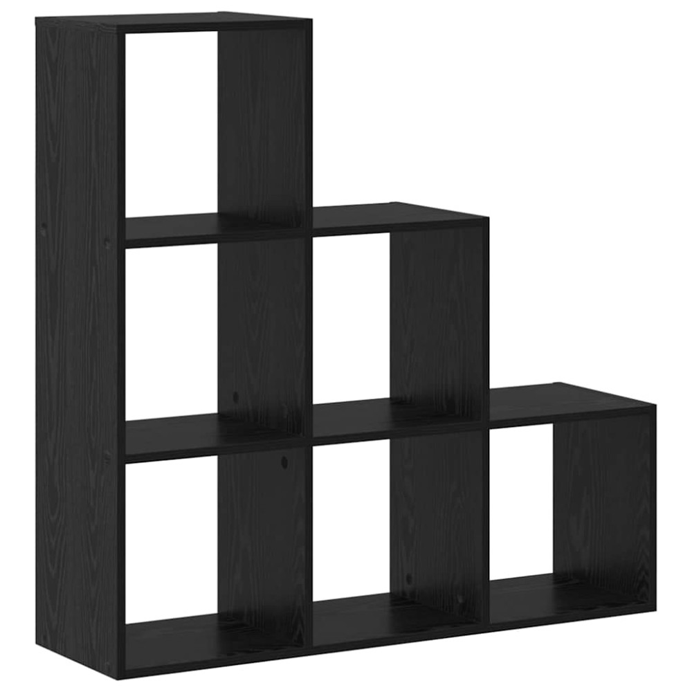 vidaXL Dulap pentru cărți Stejar negru 99 x 29 x 99 cm Lemn compozit