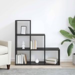 vidaXL Dulap pentru cărți Stejar negru 99 x 29 x 99 cm Lemn compozit vidaXL Dulap pentru cărți Stejar negru 99 x 29 x 99 cm Lemn compozit