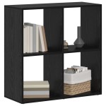 vidaXL Dulap pentru cărți Stejar negru 69.5 x 29 x 69.5 cm vidaXL Dulap pentru cărți Stejar negru 69.5 x 29 x 69.5 cm