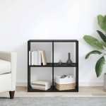 vidaXL Dulap pentru cărți Stejar negru 69.5 x 29 x 69.5 cm vidaXL Dulap pentru cărți Stejar negru 69.5 x 29 x 69.5 cm