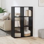 vidaXL Dulap pentru cărți Stejar negru 69.5 x 29 x 103.5 cm vidaXL Dulap pentru cărți Stejar negru 69.5 x 29 x 103.5 cm