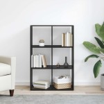 vidaXL Dulap pentru cărți Stejar negru 69.5 x 29 x 103.5 cm vidaXL Dulap pentru cărți Stejar negru 69.5 x 29 x 103.5 cm