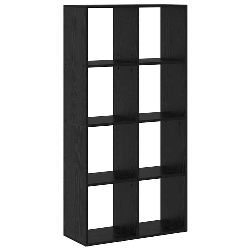 vidaXL Dulap pentru cărți Stejar negru 69.5 x 29 x 137.5 cm