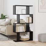 vidaXL Dulap pentru cărți Negru 70 x 24 x 129 cm Lemn compozit vidaXL Dulap pentru cărți Negru 70 x 24 x 129 cm Lemn compozit