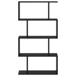 vidaXL Dulap pentru cărți Negru 70 x 24 x 129 cm Lemn compozit vidaXL Dulap pentru cărți Negru 70 x 24 x 129 cm Lemn compozit