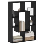 vidaXL Dulap pentru cărți Stejar Negru 63 x 20 x 90 cm Lemn compozit