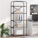 vidaXL Raft pentru cărți Stejar sonoma 80 x 30 x 183 cm Lemn compozit