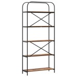 vidaXL Raft pentru cărți Lemn vechi 80 x 30 x 183 cm Lemn compozit