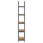 vidaXL Raft pentru cărți stejar artizanal 80 x 30 x 183 cm