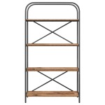 vidaXL Raft pentru cărți Lemn vechi 80 x 30 x 146 cm Lemn compozit