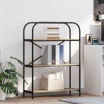 vidaXL Raft pentru cărți Stejar sonoma 80 x 30 x 109 cm Lemn compozit