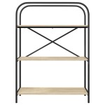 vidaXL Raft pentru cărți Stejar sonoma 80 x 30 x 109 cm Lemn compozit