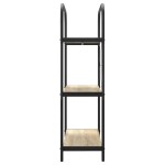 vidaXL Raft pentru cărți Stejar sonoma 80 x 30 x 109 cm Lemn compozit