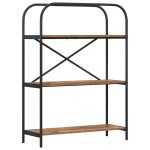 vidaXL Raft pentru cărți Lemn vechi 80 x 30 x 109 cm Lemn compozit