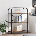 vidaXL Raft pentru cărți Lemn vechi 80 x 30 x 109 cm Lemn compozit