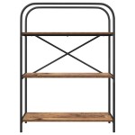 vidaXL Raft pentru cărți Lemn vechi 80 x 30 x 109 cm Lemn compozit