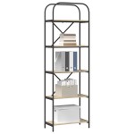vidaXL Raft pentru cărți Stejar sonoma 60 x 30 x 183 cm Lemn compozit