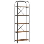 vidaXL Raft pentru cărți Lemn vechi 60 x 30 x 183 cm Lemn compozit