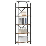 vidaXL Raft pentru cărți Lemn vechi 60 x 30 x 183 cm Lemn compozit