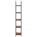 vidaXL Raft pentru cărți Lemn vechi 60 x 30 x 183 cm Lemn compozit