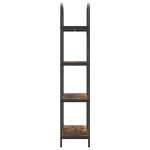 vidaXL Raft pentru cărți Stejar afumat 60 x 30 x 146 cm Lemn compozit