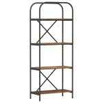 vidaXL Raft pentru cărți Lemn vechi 60 x 30 x 146 cm Lemn compozit