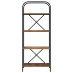 vidaXL Raft pentru cărți Lemn vechi 60 x 30 x 146 cm Lemn compozit