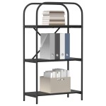 vidaXL Raft pentru cărți Stejar negru 60 x 30 x 109 cm Lemn compozit