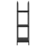 vidaXL Raft pentru cărți Stejar negru 60 x 30 x 109 cm Lemn compozit