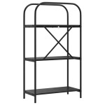 vidaXL Raft pentru cărți Stejar negru 60 x 30 x 109 cm Lemn compozit