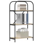 vidaXL Raft pentru cărți Stejar sonoma 60 x 30 x 109 cm Lemn compozit