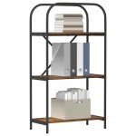 vidaXL Raft pentru cărți Stejar afumat 60 x 30 x 109 cm Lemn compozit