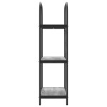 vidaXL Raft pentru cărți sonoma gri 60 x 30 x 109 cm Lemn compozit