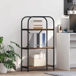 vidaXL Raft pentru cărți Lemn vechi 60 x 30 x 109 cm Lemn compozit