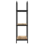 vidaXL Raft pentru cărți stejar artizanal 60 x 30 x 109 cm