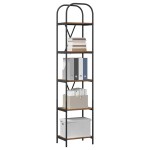 vidaXL Raft pentru cărți Lemn vechi 40 x 30 x 183 cm Lemn compozit