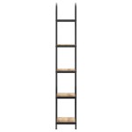 vidaXL Raft pentru cărți stejar artizanal 40 x 30 x 183 cm