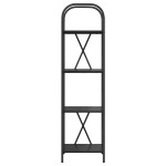 vidaXL Raft pentru cărți Stejar negru 40 x 30 x 146 cm Lemn compozit