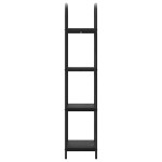 vidaXL Raft pentru cărți Stejar negru 40 x 30 x 146 cm Lemn compozit