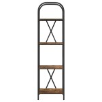 vidaXL Raft pentru cărți Stejar afumat 40 x 30 x 146 cm Lemn compozit