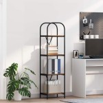 vidaXL Raft pentru cărți Lemn vechi 40 x 30 x 146 cm Lemn compozit