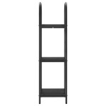 vidaXL Raft pentru cărți Stejar negru 40 x 30 x 109 cm Lemn compozit
