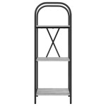 vidaXL Raft pentru cărți sonoma gri 40 x 30 x 109 cm Lemn compozit
