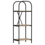 vidaXL Raft pentru cărți stejar artizanal 40 x 30 x 109 cm