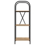 vidaXL Raft pentru cărți stejar artizanal 40 x 30 x 109 cm