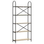 vidaXL Raft pentru cărți Stejar sonoma 80 x 30 x 183 cm Lemn compozit